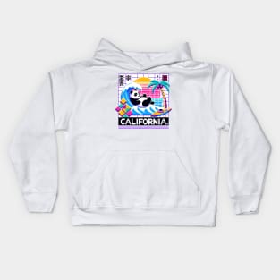 Aesthetic Pandawave Kids Hoodie